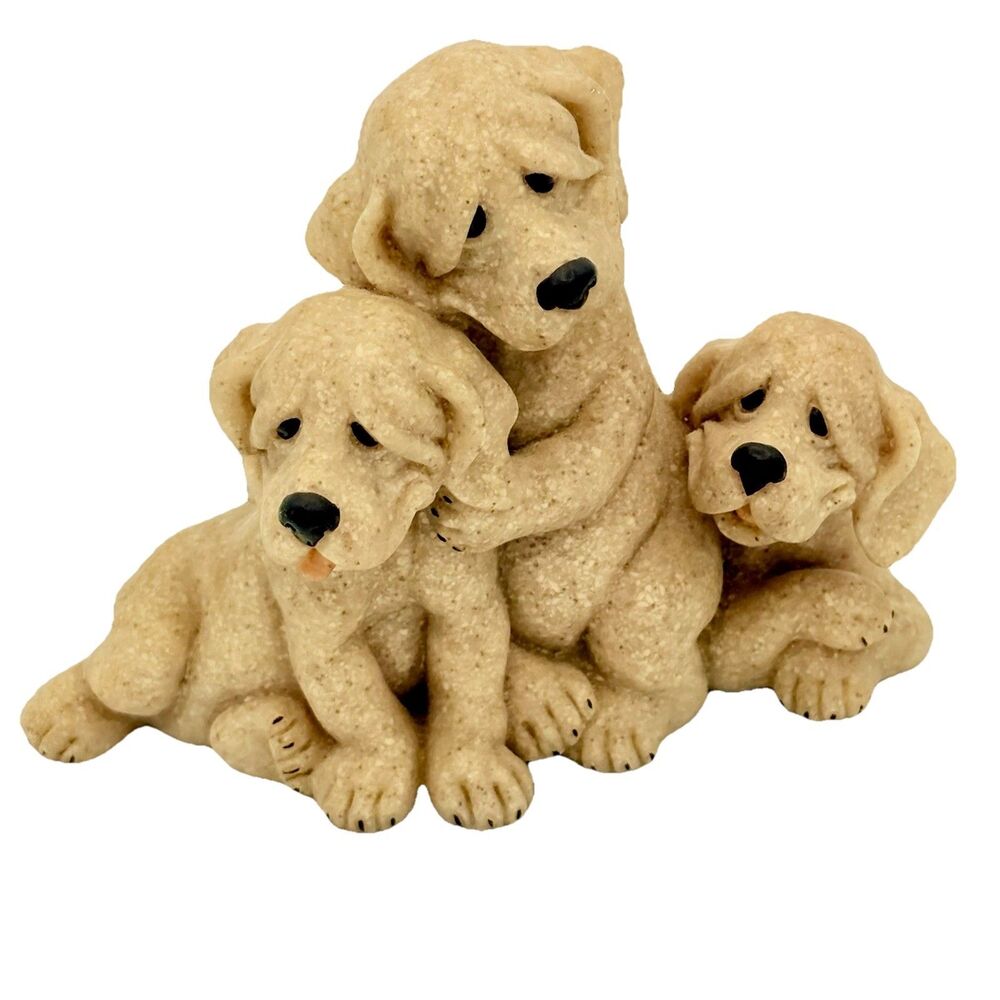 Quarry Critters Petie Pepe Pooch Dog Figurine Retired 2001 Second Nature 50104